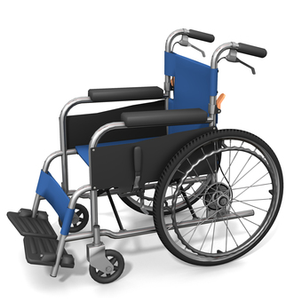 車椅子（側方） 車椅子,病院,医院,診療所,介護器具,医療,介護,移動補助,高齢者,公共施設のイラスト素材