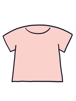 Tシャツ　ピンク, , JPG and PNG