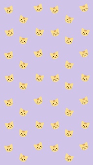 ネコのシームレスパターン壁紙_紫 ネコのシームレスパターン壁紙_紫 スマホ壁紙,縦長背景,待ち受け,動物,背景,猫,壁紙,スマホ,縦長,かわいいのイラスト素材