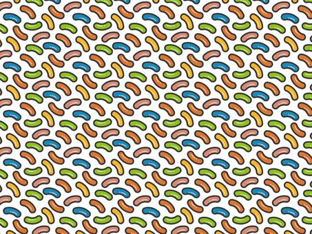 ゼリービーンズのパターン01