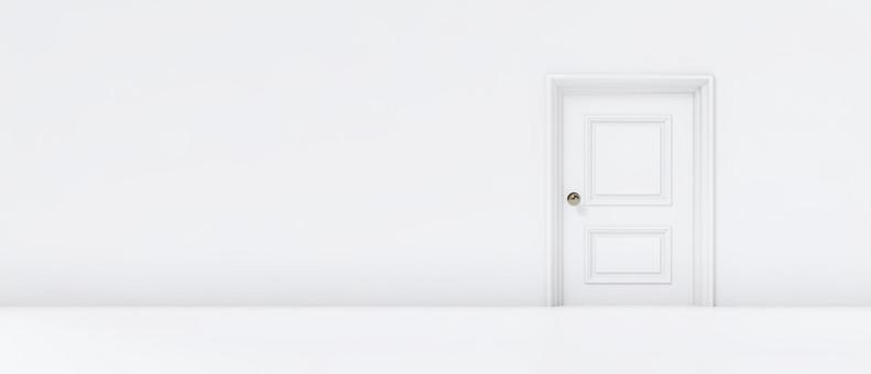 3D illustration material of white-based door, JPG 3D illustration material of white-based door, door, white, abstract, JPG