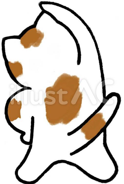 運動会　準備体操　猫　体操 運動会,準備体操,猫のイラスト素材