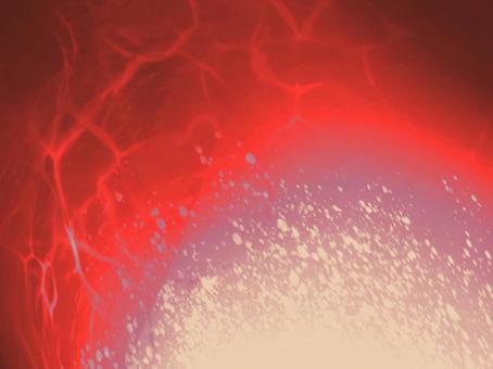 彗光の軌跡_レッド01 背景,抽象,光,レッド,エネルギー,情熱,宇宙,赤,輝き,グラデーションのイラスト素材