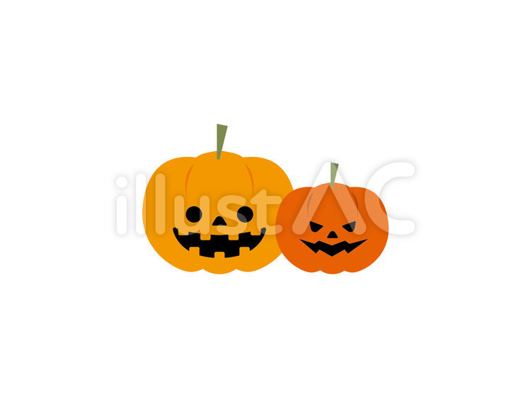 かぼちゃ ハロウィン,カボチャ,秋のイラスト素材
