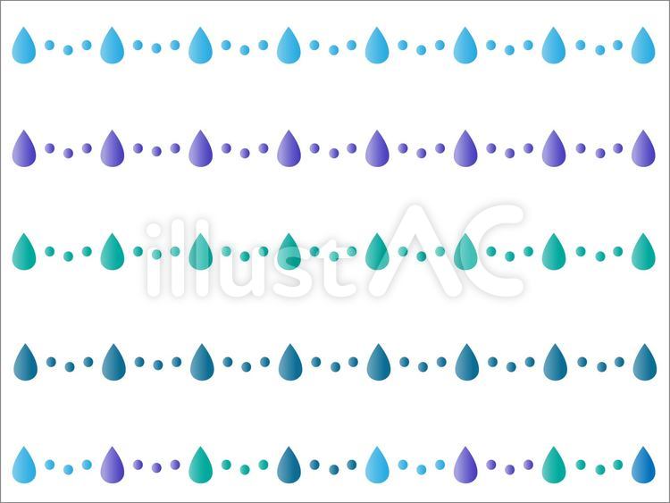 雫ライン 雫,ライン,罫線のイラスト素材