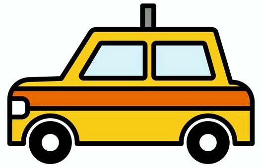 タクシーアイコンイラスト タクシー,アイコン,シンプル,乗り物,交通,素材,サイン,シルエット,車,ワンポイントのイラスト素材