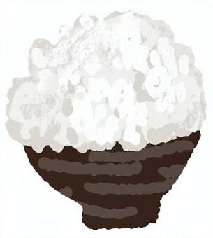 ご飯（白米） ご飯,白米,和食,大盛り,茶碗のイラスト素材