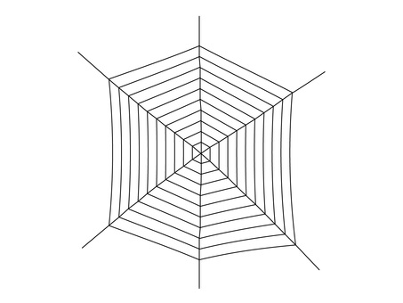 蜘蛛の巣 蜘蛛の巣,糸,網,罠,粘着,捕獲のイラスト素材
