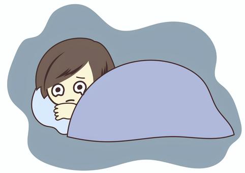 A man who is too worried to sleep A man who is too worried to sleep