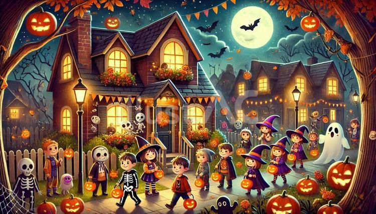HALLOWEEN#4 ハロウィン,かぼちゃ,幽霊のイラスト素材