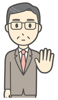  中年スーツ眼鏡-420-バスト 眼鏡,サラリーマン,会社員,中年,ビジネスマン,オフィス,ビジネス,営業マン,先生,講師のイラスト素材