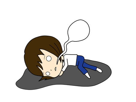 A person who is exhausted and has lost his soul, limp, soul, to collapse, JPG and PNG