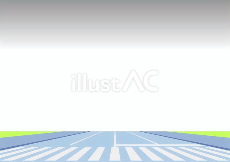 壁紙の曇りの日の2車線道路です。 壁紙,2車線,道路のイラスト素材