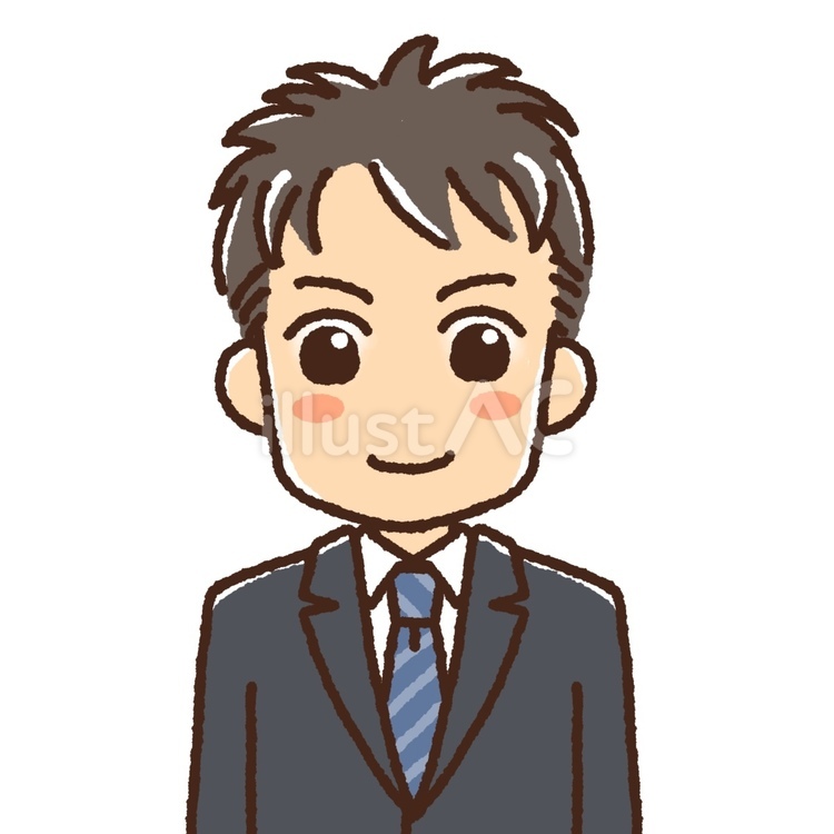 スーツの男性 男性,スーツ,会社員のイラスト素材