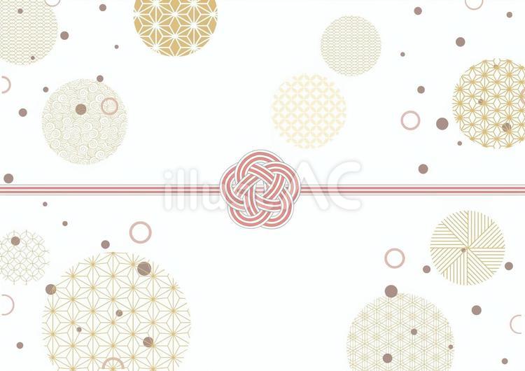 おしゃれのし のし,熨斗紙,のし紙のイラスト素材