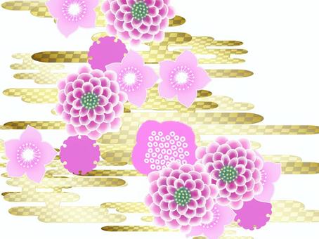 pink flowers, JPG and PNG pink flowers, japanese style, and handle, japan, JPG and PNG