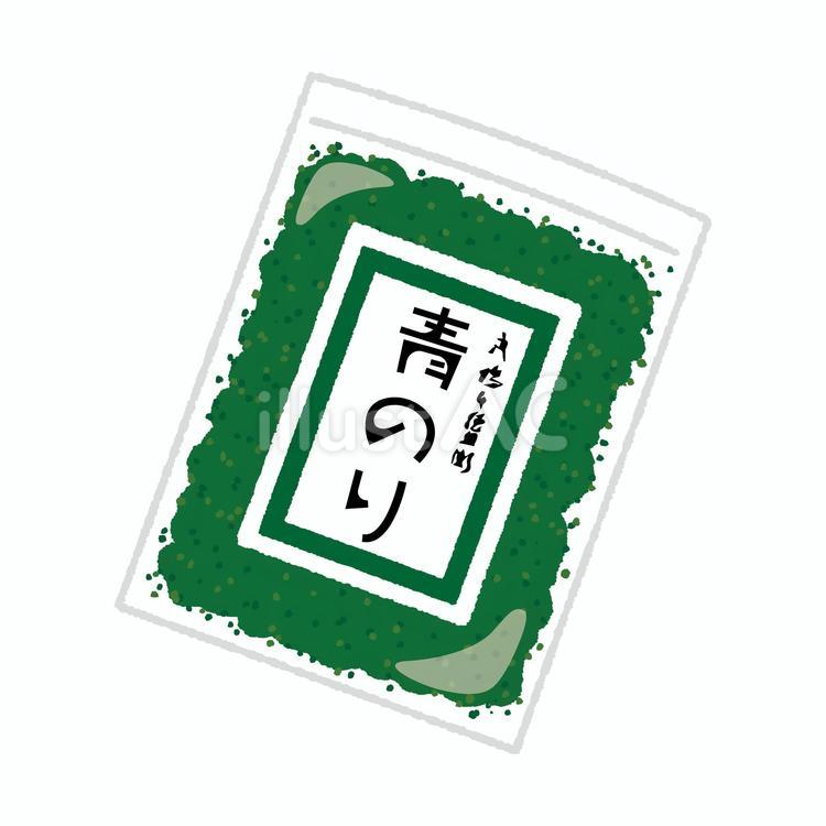 青のり 乾物,のり,海藻のイラスト素材