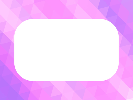 紫の幾何学模様の四角フレーム36 幾何学,フレーム,背景,枠,飾り枠,紫,幾何学模様,見出し,タイトル,壁紙のイラスト素材