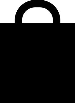 エコバッグのアイコン エコバッグ,バッグ,袋,買い物袋,買い物,手提げ,アイコン,マーク,モノクロ,ピクトのイラスト素材