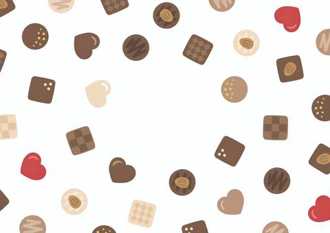 バレンタインのチョコレートの背景素材04 バレンタインのチョコレートの背景素材04 バレンタイン,背景,フレーム,チョコレート,ハート,バレンタインデー,バレンタインカード,バレンタインチョコ,バレンタインチョコレート,チョコのイラスト素材