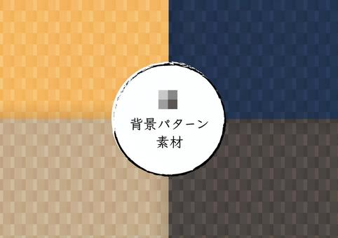 Simple background material 4 color set, et, style japonais, contexte, JPG, PNG and AI