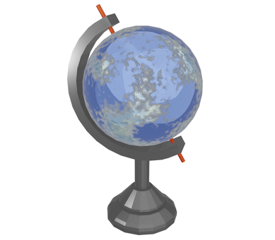 地球儀 地球儀,地球,惑星,宇宙,天体,星,天文学,回転,自転,天体観測のイラスト素材