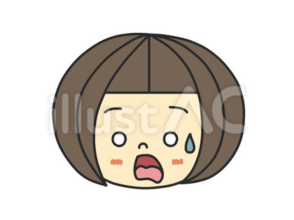 女の子(びっくり
