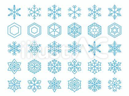 雪の結晶 セット