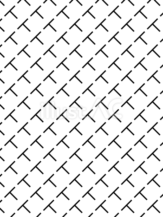 黒のT字型パターン背景 模様,パターン,背景のイラスト素材