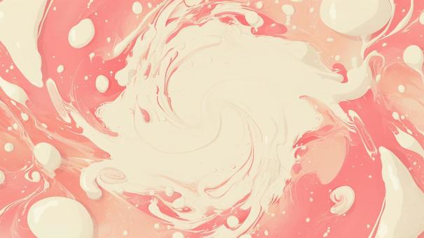 Illustration, pink, fluid, abstract, 