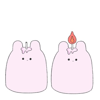 rabbit candle, , JPG