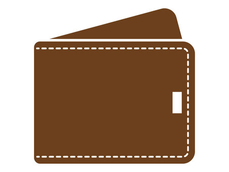 Wallet color icon, wallet, icon, coin purse, JPG, PNG and AI