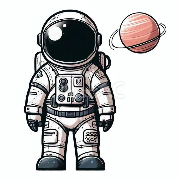 宇宙服のイラスト 宇宙服,宇宙飛行士,宇宙のイラスト素材