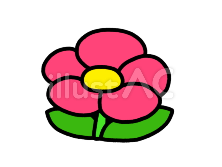 フラワー　桃 花,フラワー,植物のイラスト素材