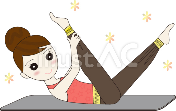 ピラティスイラスト No 無料イラストなら イラストac
