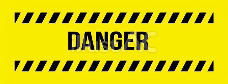 DANGER3 danger,警告,注意のイラスト素材