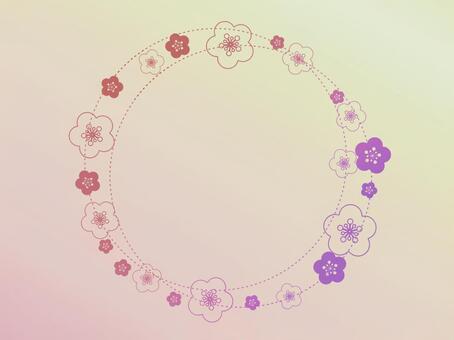 Plum frame, prugna, fiore, petalo, JPG and PNG