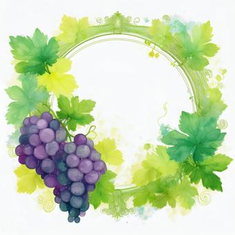 ぶどうのフレーム