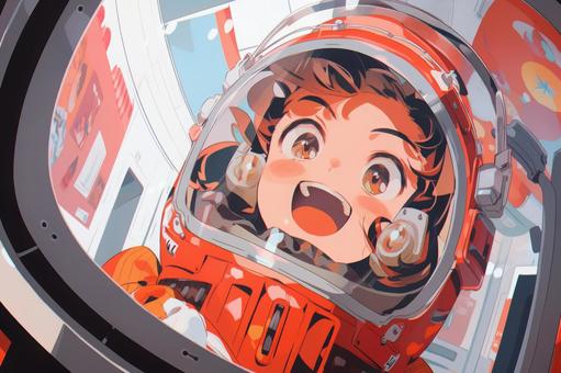 space travel child, , JPG