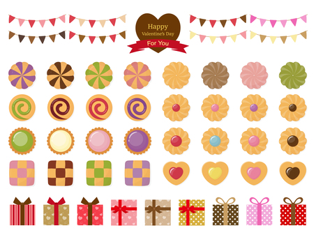 バレンタインのイラスト素材セット02 バレンタインのイラスト素材セット02 バレンタイン,ハート,チョコレート,チョコ,クッキー,チョコクッキー,ココアクッキー,アイスボックスクッキー,プレゼント,バレンタインギフトのイラスト素材