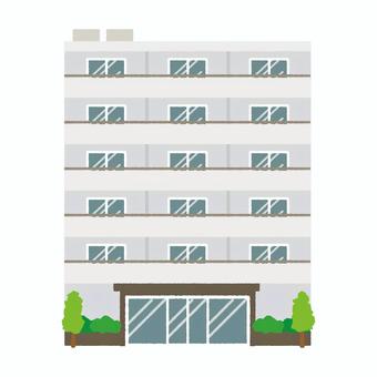 マンション 集合住宅,マンション,不動産,賃貸マンション,分譲マンション,物件,不動産投資のイラスト素材