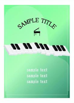 Presentation poster, JPG and AI Presentation poster, recital, concert, piano, JPG and AI