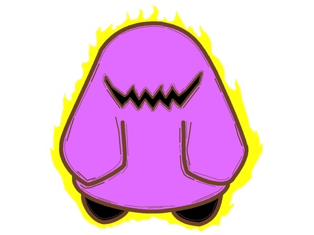 Purple ghost icon wearing an aura, JPG and PNG Purple ghost icon wearing an aura, ghost, aura, to wear, JPG and PNG