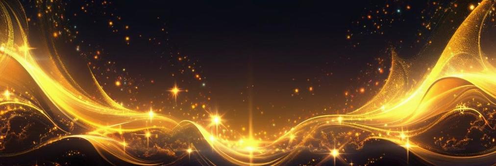 A golden wave that shines in the dark, JPG A golden wave that shines in the dark, gold, wave, glitter, JPG