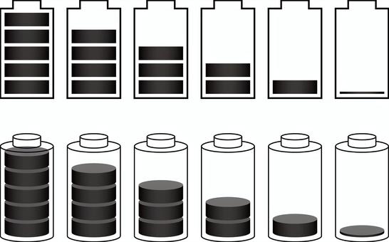 電池セットe 電池,残量,バッテリー,マーク,アイコン,ピクト,満タン,残数,携帯電話,携帯のイラスト素材