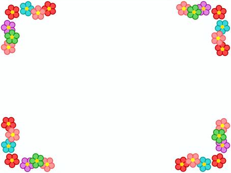 花模様フレームシンプル飾り枠素材イラスト, JPG and PNG 花模様フレームシンプル飾り枠素材イラスト, ढांचा, ढांचा, सजावटी फ्रेम, JPG and PNG