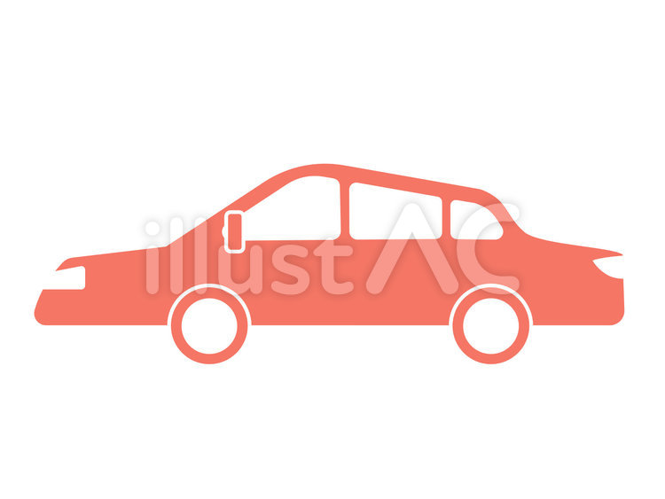 車　シルエット　クーペ 自動車,乗り物,車のイラスト素材
