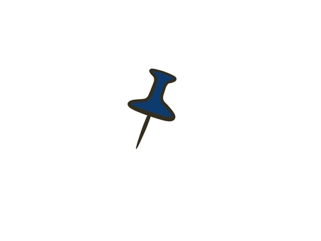 圖釘(藍色), JPG 和 PNG 圖釘(藍色), 圖釘, 文具, 可愛的, JPG 和 PNG