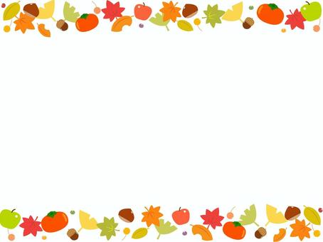 Fall No.17, autumn, autumn leaves, frame, JPG, PNG and AI