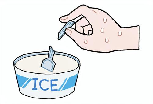 Illustration, cup, ice, frozen dessert, 